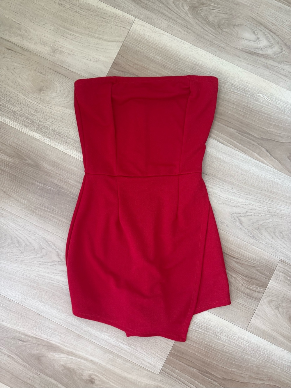 Charlotte Russe Strapless Red Mini Dress